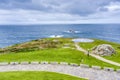 Compass rose in A Coruna, Galicia, Spain Royalty Free Stock Photo