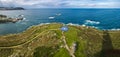 Compass rose in A Coruna, Galicia, Spain. Royalty Free Stock Photo