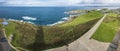 Compass rose in A Coruna, Galicia, Spain. Royalty Free Stock Photo