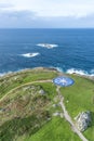 Compass rose in A Coruna, Galicia, Spain. Royalty Free Stock Photo