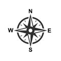 Compass Rose Icon Vector Logo Template Illustration Design Royalty Free Stock Photo