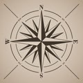 Compass rose. Vector illustration. Royalty Free Stock Photo