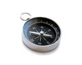 Compass with shadow isolated on white background Royalty Free Stock Photo