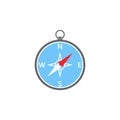 Compass solid icon, navigation and travel Royalty Free Stock Photo