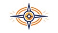 Compass Star Navigation, Direction Adventure Travel, vector design Generative AI Royalty Free Stock Photo