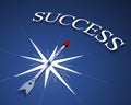 Compass of success Royalty Free Stock Photo