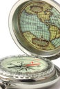 A Compass to Explore the World Royalty Free Stock Photo