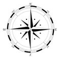 Compass vector illustration Royalty Free Stock Photo