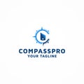 Compass vector logo design templateidea Royalty Free Stock Photo