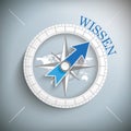 Compass Wissen Royalty Free Stock Photo