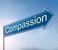 Compassion sign concept.