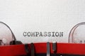 Compassion concept view