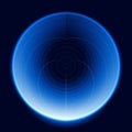 The compatibility of digital light rings from large to small. Abstract visual wallpaper.