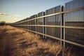 Compelling Usa mexico border view. Generate Ai Royalty Free Stock Photo