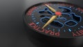 Compensation and litigation background compass concept, 3d rendering Royalty Free Stock Photo