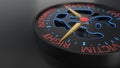 Compensation and litigation background compass concept, 3d rendering Royalty Free Stock Photo