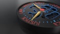 Compensation and litigation background compass concept, 3d rendering Royalty Free Stock Photo