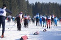 Compete at mass start in the Men`s 15km 15km Skiathlon at the Winter Games at Alpensia Cross-Country Skiing Centre