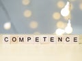 Competence, Business Words Quotes Concept