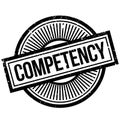 Competency rubber stamp Royalty Free Stock Photo