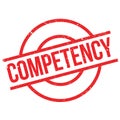 Competency rubber stamp Royalty Free Stock Photo