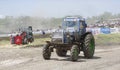 Competition for agricultural tractors on the Bizon Track Show