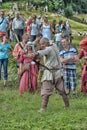 Competition of archers in historical clothes