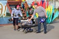 A competition for the best design of baby stroller during the celebration of city day in Gomel region of Belarus.