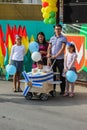 A competition for the best design of baby stroller during the celebration of city day in Gomel region of Belarus.