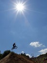 Competition Bike ride in slopestyle