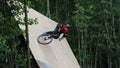 Competition Bike ride in slopestyle