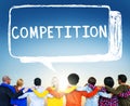 Competition Contest Contention Game Race Concept Royalty Free Stock Photo