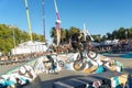 Melbourne, Australia - Competition cycling at the annual Moomba festival