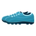 Competition football boots icon, cartoon style