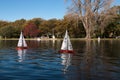 Competition of remote controlled model yachts, Christchurch, Ne