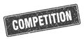 competition sign. competition grunge stamp. Royalty Free Stock Photo