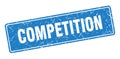 competition sign. competition grunge stamp. Royalty Free Stock Photo