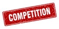 competition sign. competition grunge stamp. Royalty Free Stock Photo