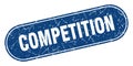 competition sign. competition grunge stamp. Royalty Free Stock Photo