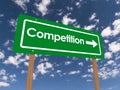 Competition sign Royalty Free Stock Photo