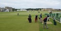 Competition at St. Andrews Golf Course, Scotland. Royalty Free Stock Photo