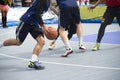 Competitions on amateur street basketball