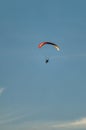 Competitions in paragliding in the Kaluga region of Russia.