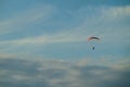 Competitions in paragliding in the Kaluga region of Russia.