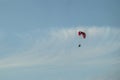 Competitions in paragliding in the Kaluga region of Russia.