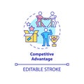 Competitive advantage concept icon Royalty Free Stock Photo