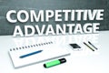 Competitive Advantage text concept Royalty Free Stock Photo