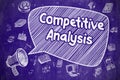 Competitive Analysis - Business Concept. Royalty Free Stock Photo