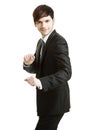 Competitive business man Royalty Free Stock Photo