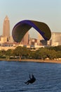 Competitive paragliding aerobatic